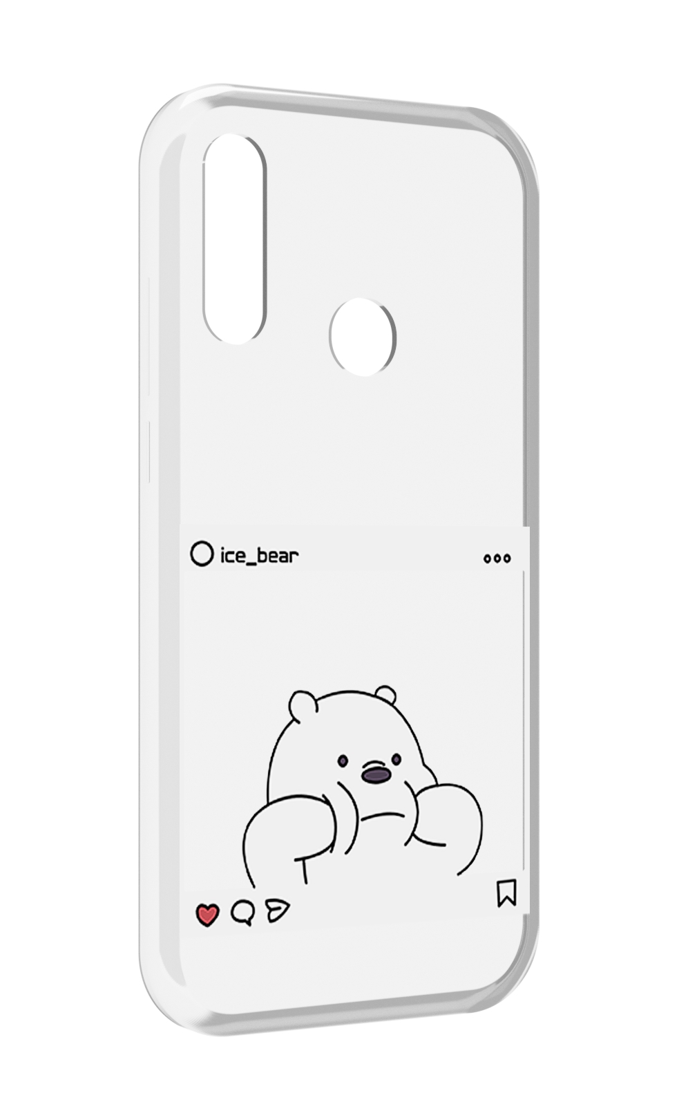 

Чехол MyPads ледяной-медведь для Lenovo Z6 Pro Youth Edition / Z6 Pro Lite, Прозрачный, Tocco