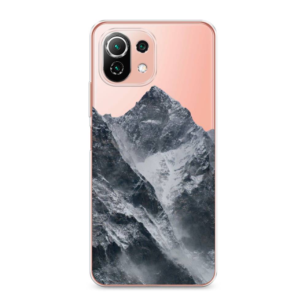 

Чехол на Xiaomi Mi 11 Lite "Горы арт 4", Серый;бежевый, 311750-2