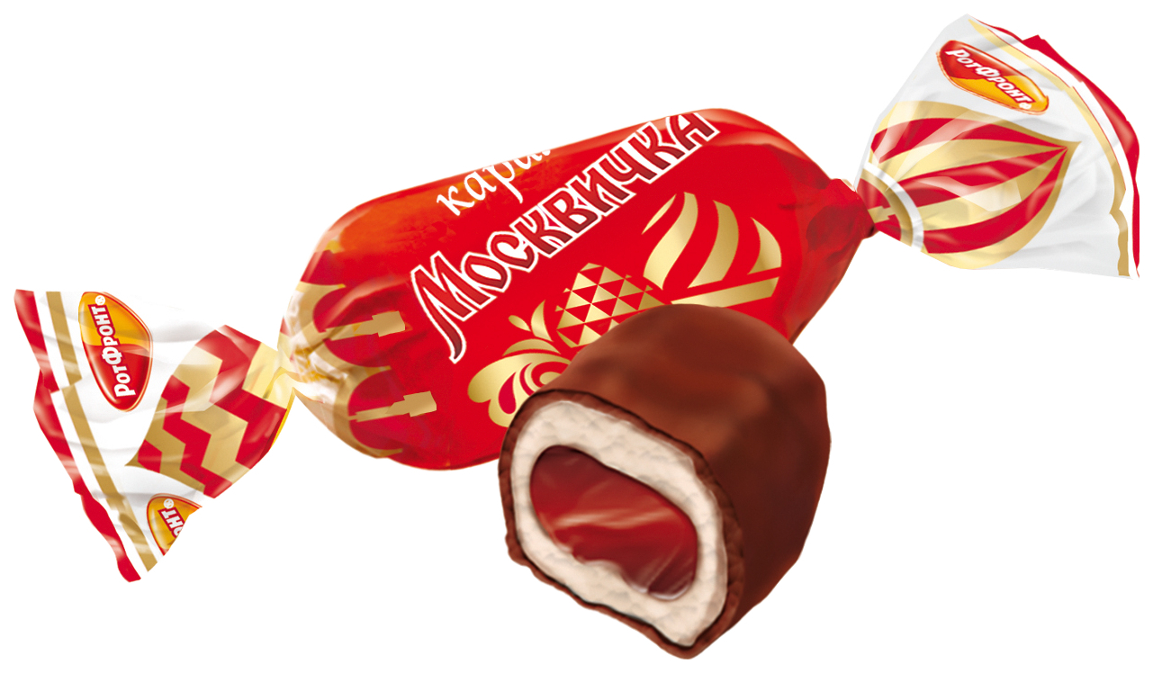 фото Карамель рот фронт москвичка с ликерной начинкой в шоколадной глазури