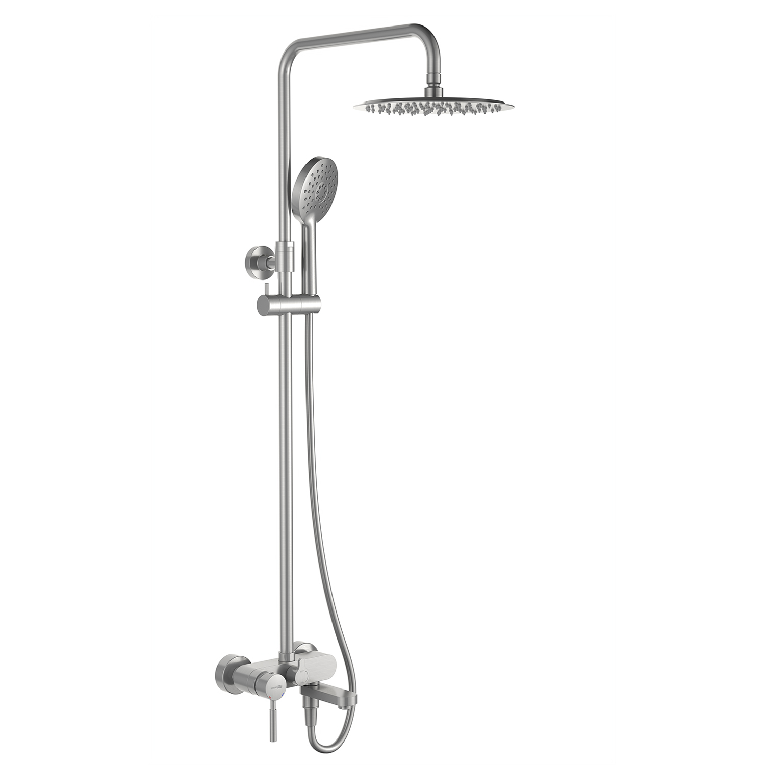 

WasserKRAFT Душевая стойка WasserKRAFT A14201 никель, Серебристый