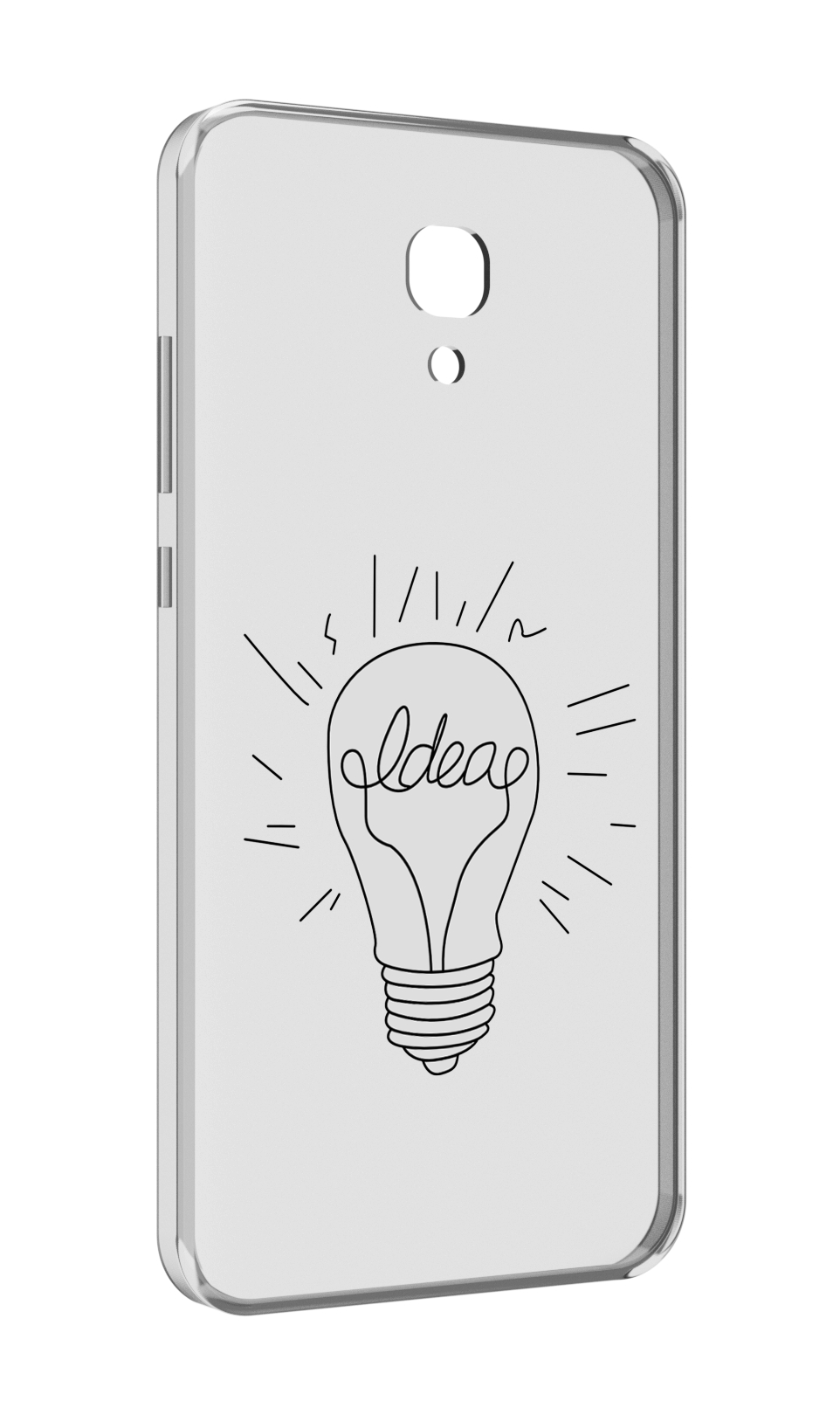 Чехол MyPads лампочка-с-идеей для Meizu M6 (M711Q)