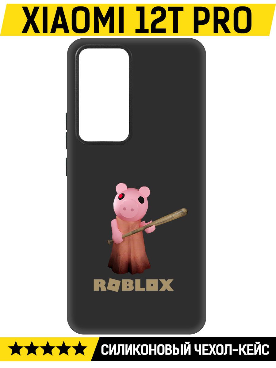 

Чехол-накладка Софт Roblox-Пигги для Xiaomi 12T Pro, Черный