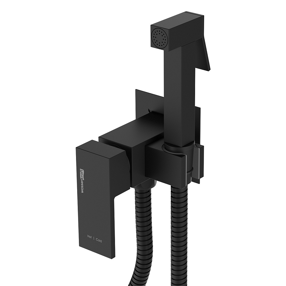 

WasserKRAFT Гигиенический душ WasserKRAFT A71638 со смесителем, черный