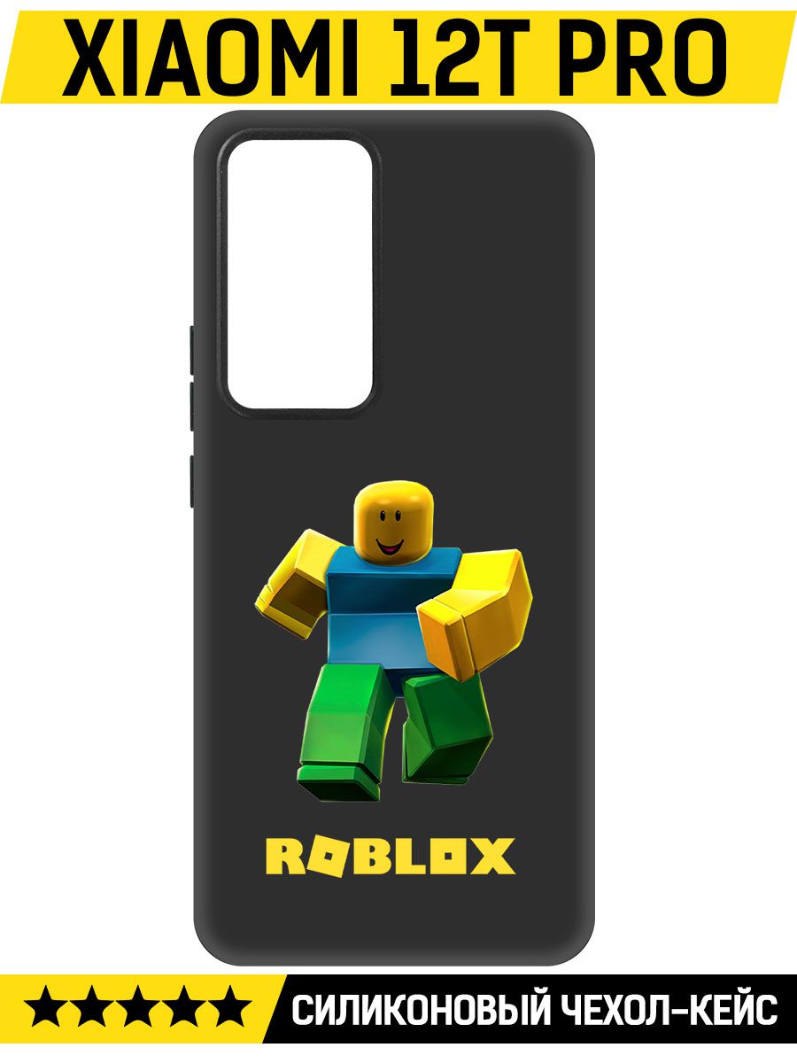 

Чехол-накладка Софт Roblox-Классический Нуб для Xiaomi 12T Pro, Черный