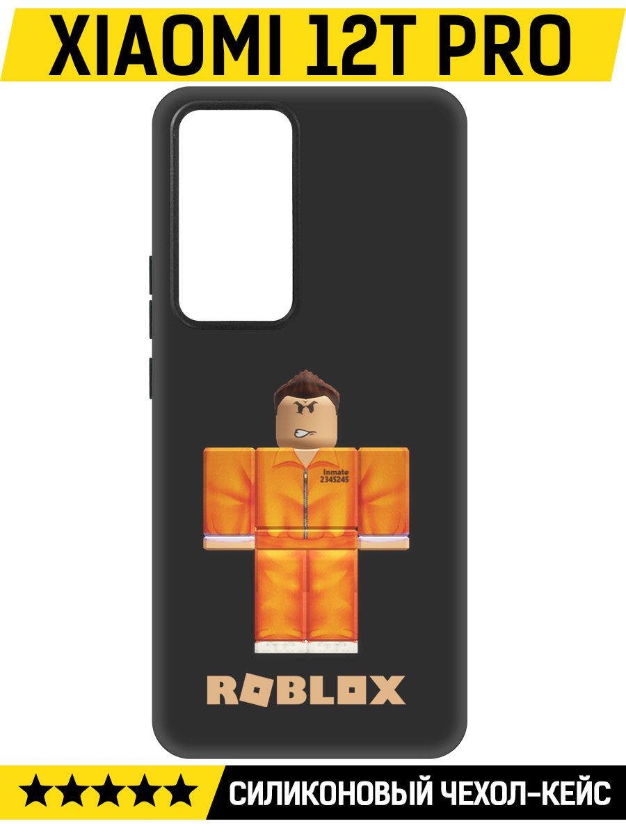 

Чехол-накладка Софт Roblox-Заключенный для Xiaomi 12T Pro, Черный