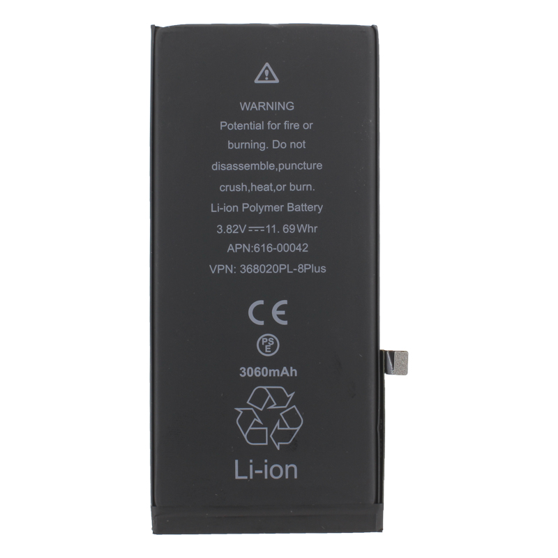 

Аккумуляторная батарея для Apple iPhone 8 Plus (усиленная) (3060mAh)