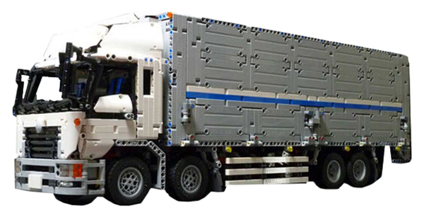 фото Конструктор lepin 23008 wing body truck technic 1389 king