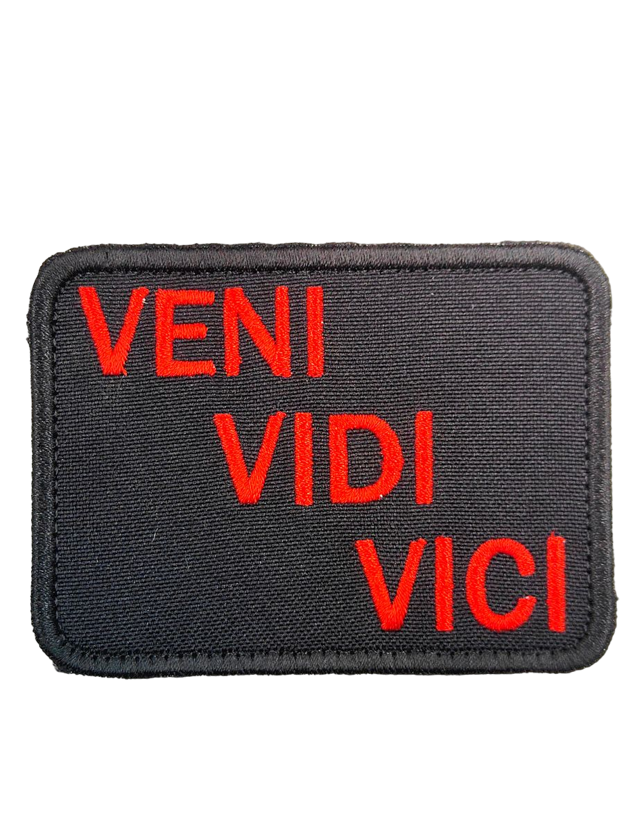 

Нашивка на липучке Veni Vidi Vici, 8х5 см 48500 00116732, Разноцветный, 48500