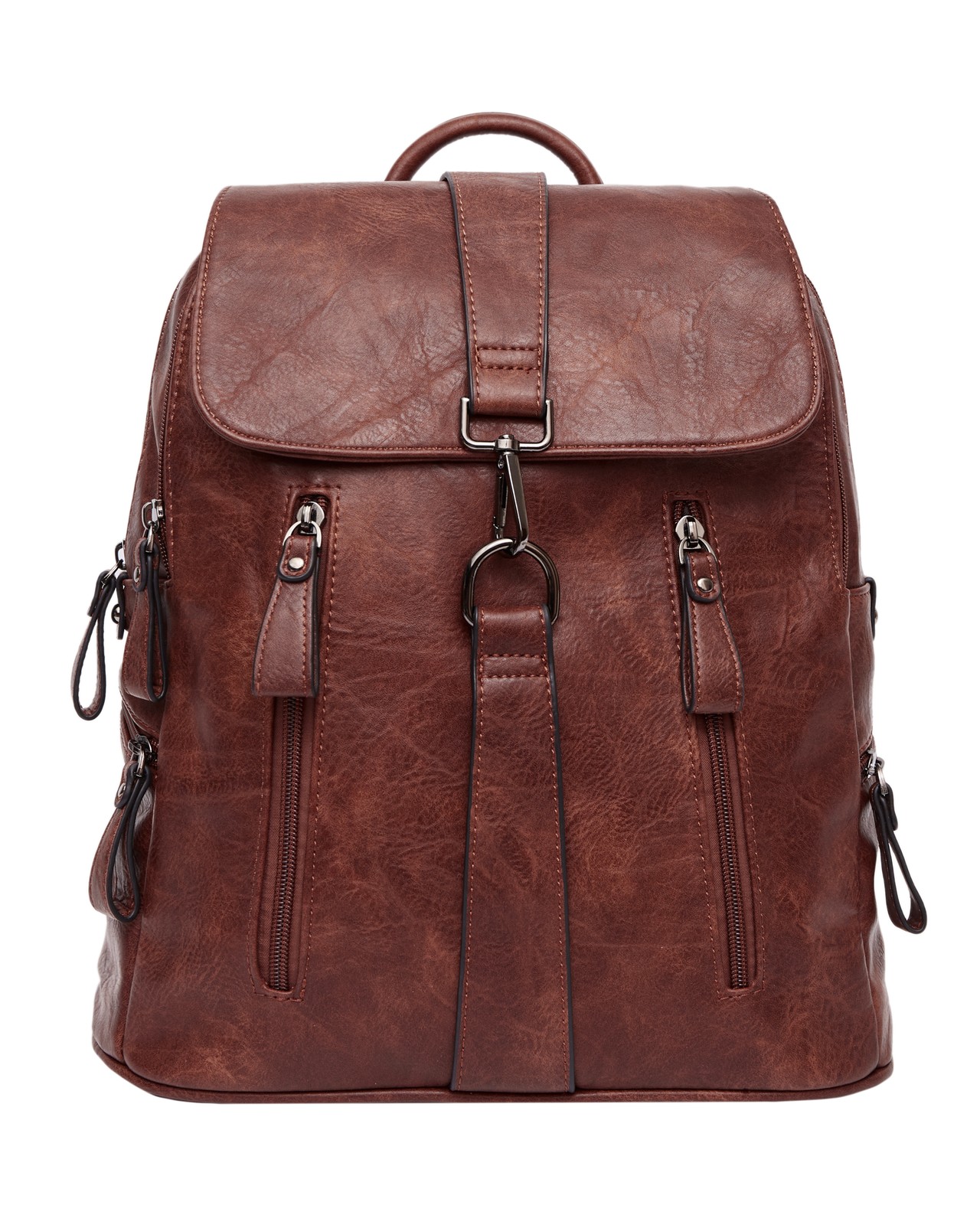 Рюкзак женский BAGS-ART PY1971 темно-коричневый, 35х30х10 см