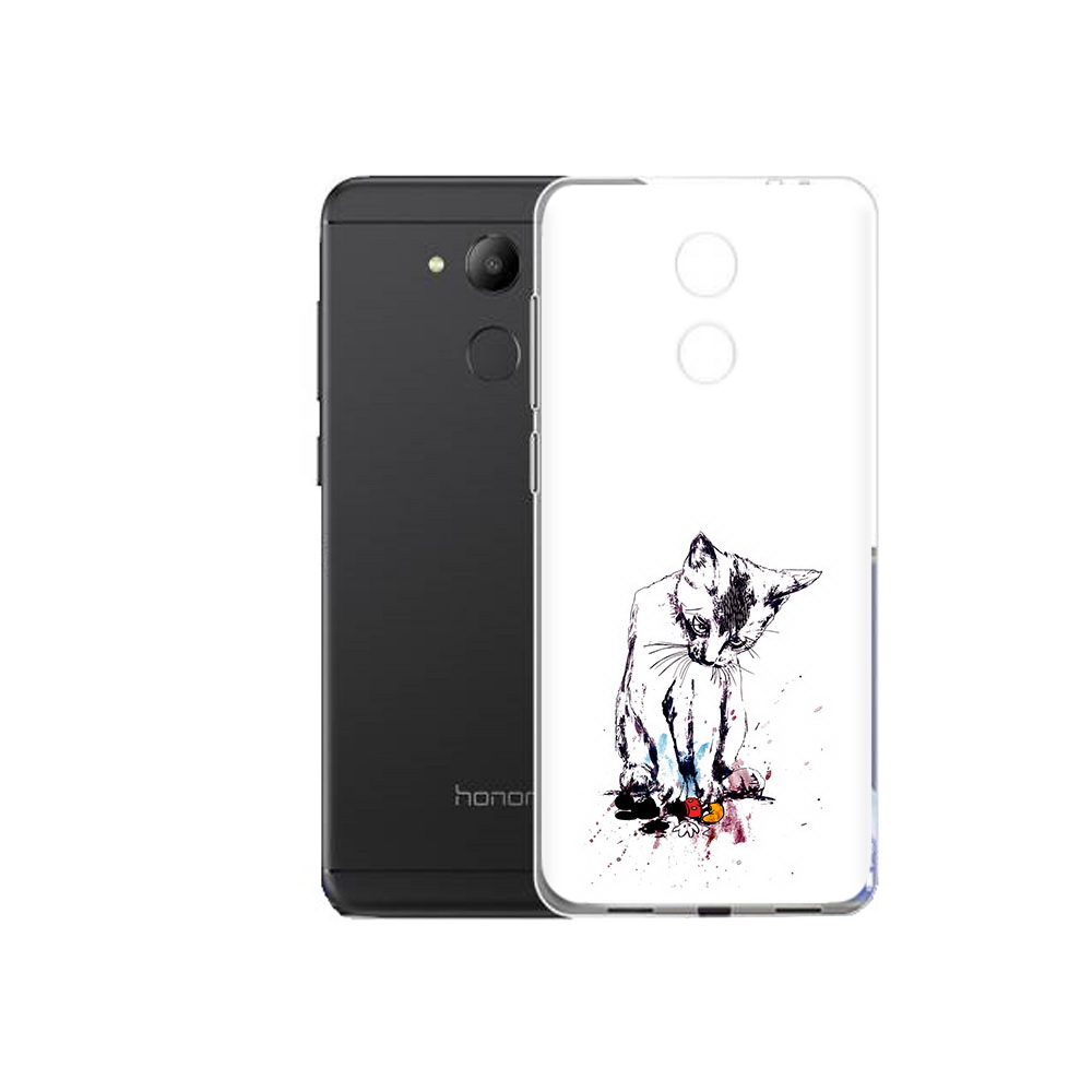 

Чехол MyPads Tocco для Honor 6C кот и микки (PT67887.49.399), Прозрачный, Tocco