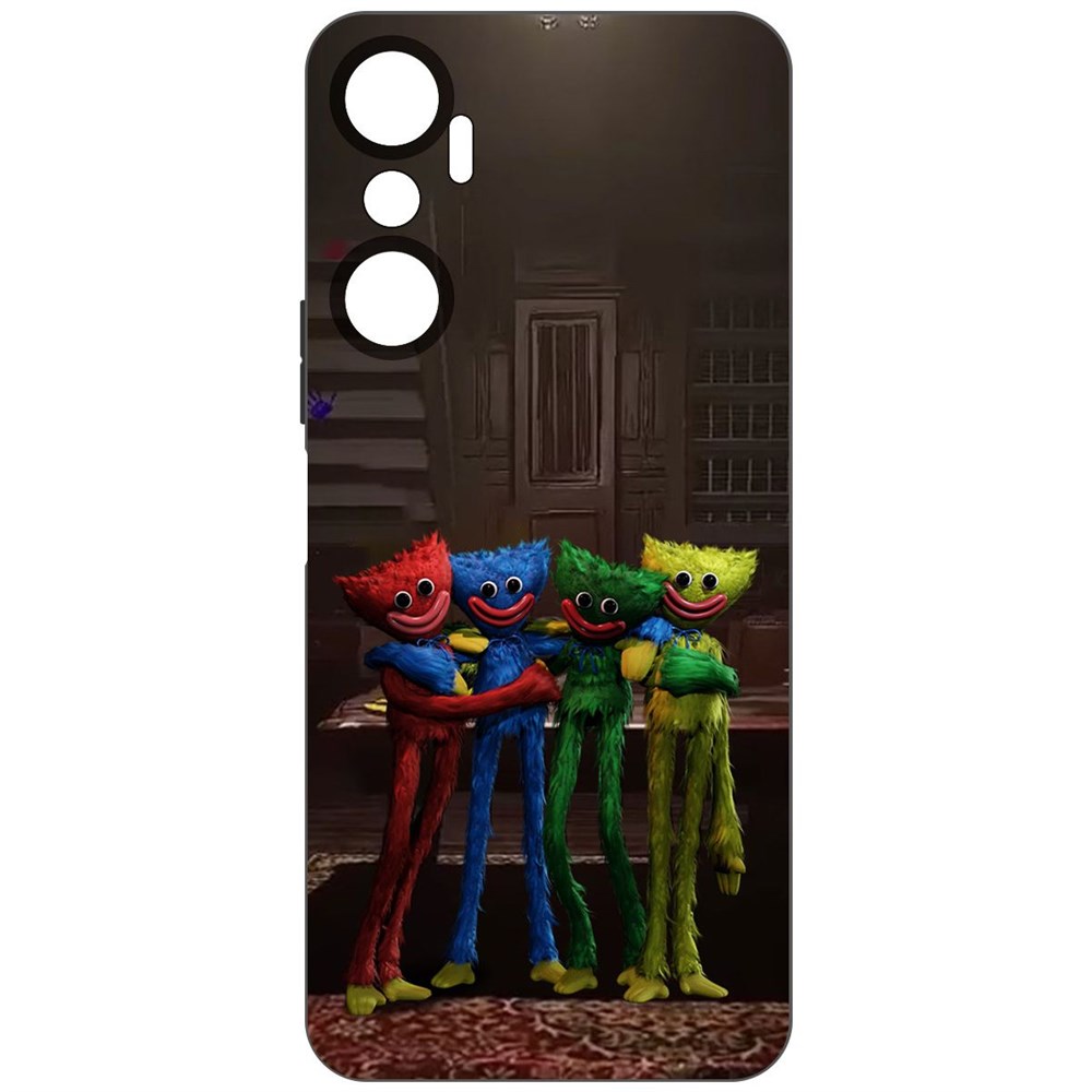 

Чехол-накладка Софт Хаги Ваги - Мини-Хаги для Infinix Hot 20, Черный