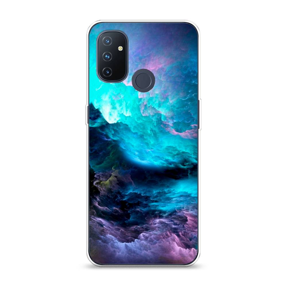 

Чехол Awog на OnePlus Nord N100 / ВанПлас Nord N100 "Бирюзовое небо", Фиолетовый;черный, 152450-4