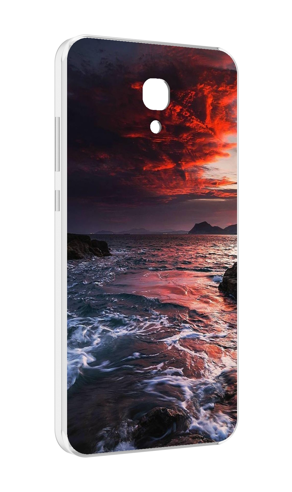 

Чехол MyPads красивый залив для Meizu M6 (M711Q), Прозрачный, Tocco