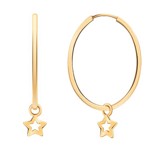 

Серьги из красного золота Golden Eagle 21122-30, 21122-30