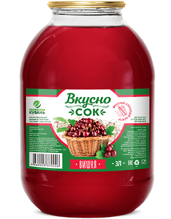 

Напиток сокосодержащий ВкусноСок вишневый 3 л