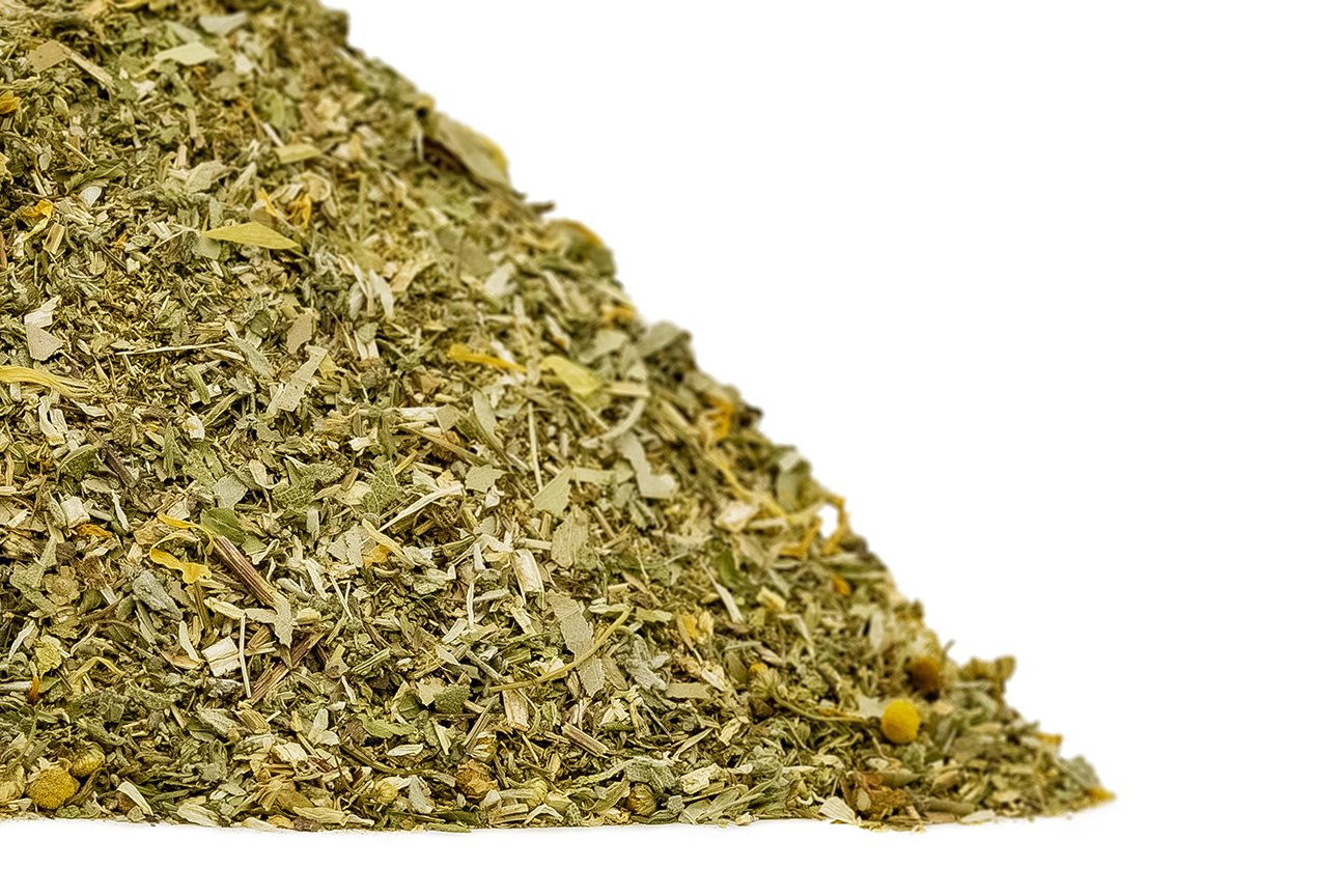 

Свежекупажированный Сбор травяной GRUNBERG Золотое поле (От ангины) 1 кг.