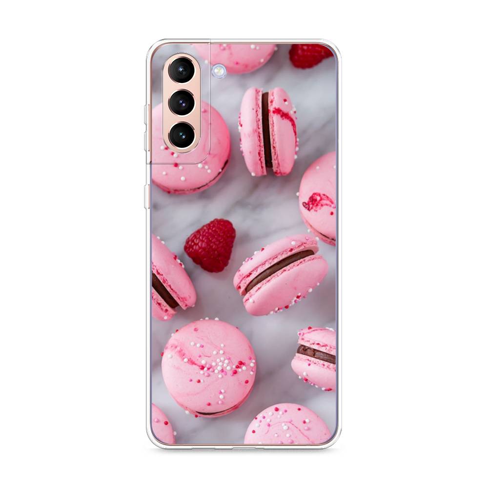 

Чехол Awog на Samsung Galaxy S21 + / Самсунг S21 + "Макарони с малиной", Разноцветный, 2102150-10