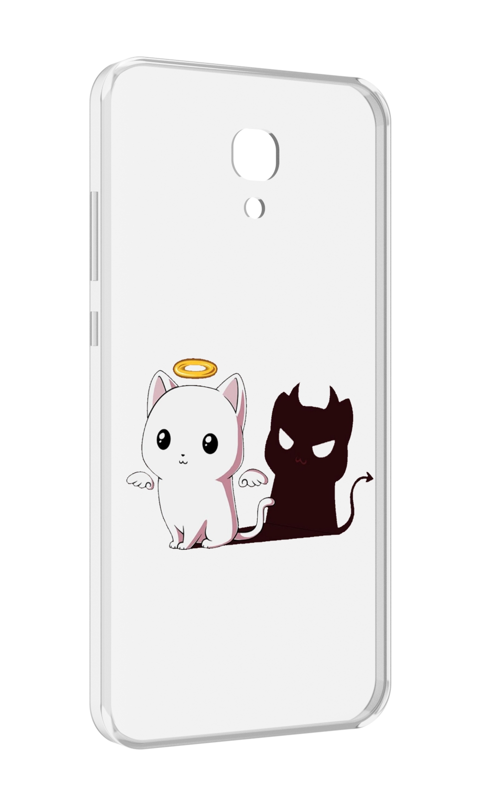 

Чехол MyPads котик-с-злой-тенью для Meizu M6 (M711Q), Прозрачный, Tocco