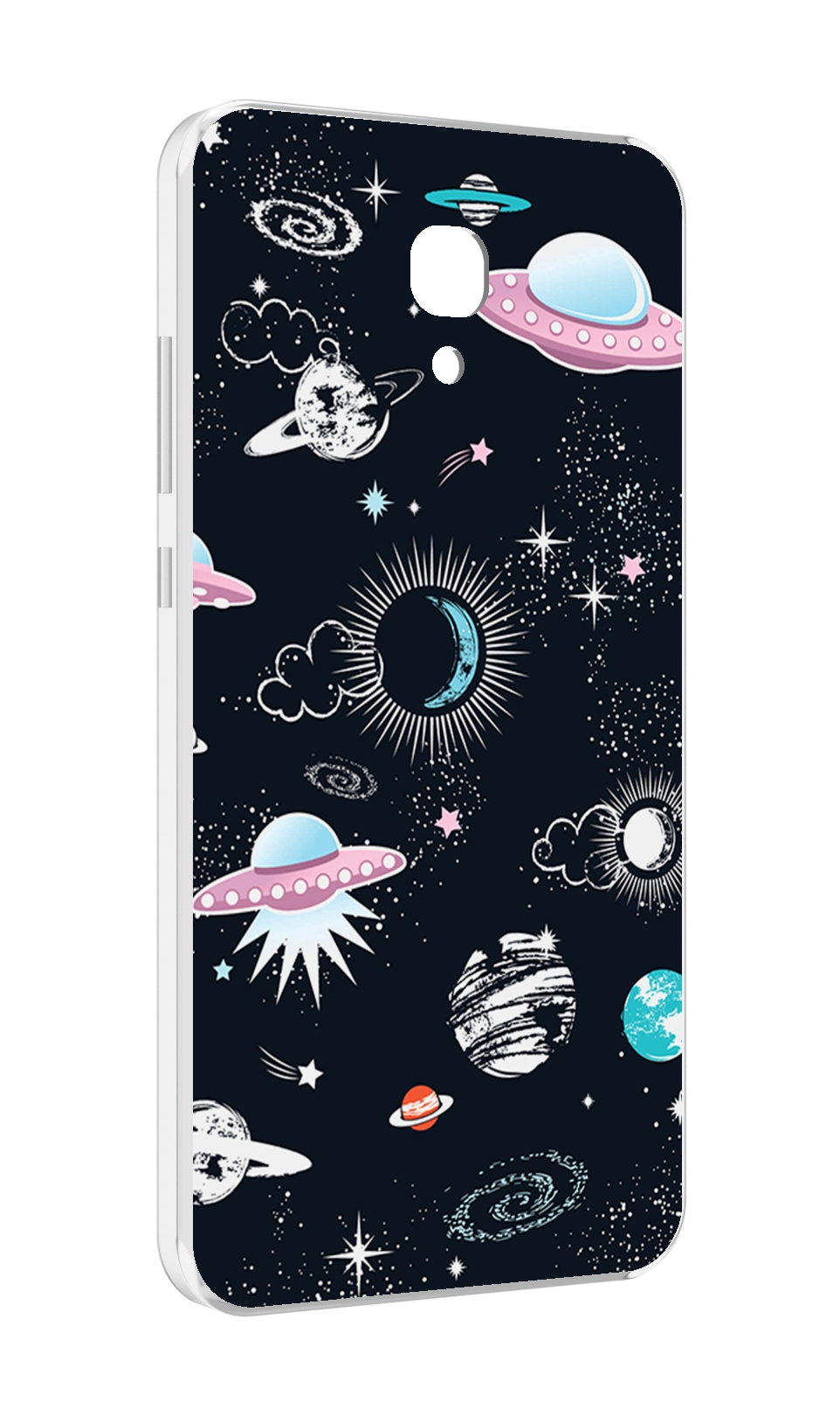 

Чехол MyPads космос-мини-картинки для Meizu M6 (M711Q), Прозрачный, Tocco