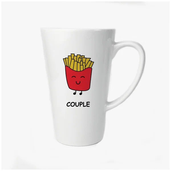 

Большая конусная кружка CoolPodarok Couple