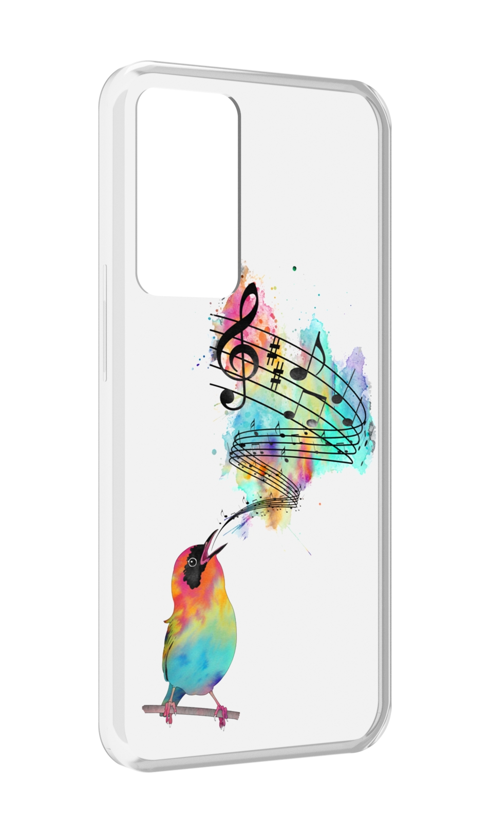 

Чехол MyPads певчая птичка для OPPO Reno 8 Lite, Прозрачный, Tocco