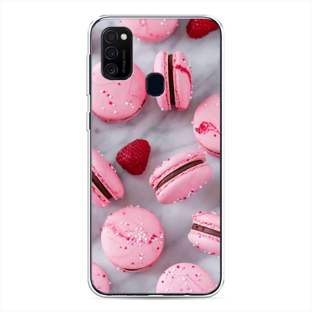 

Чехол Awog на Samsung Galaxy M21/M30s "Макарони с малиной", Разноцветный, 29750-10