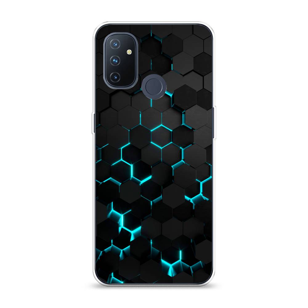 

Чехол Awog "Соты бирюзовые" для OnePlus Nord N100, 152450-3