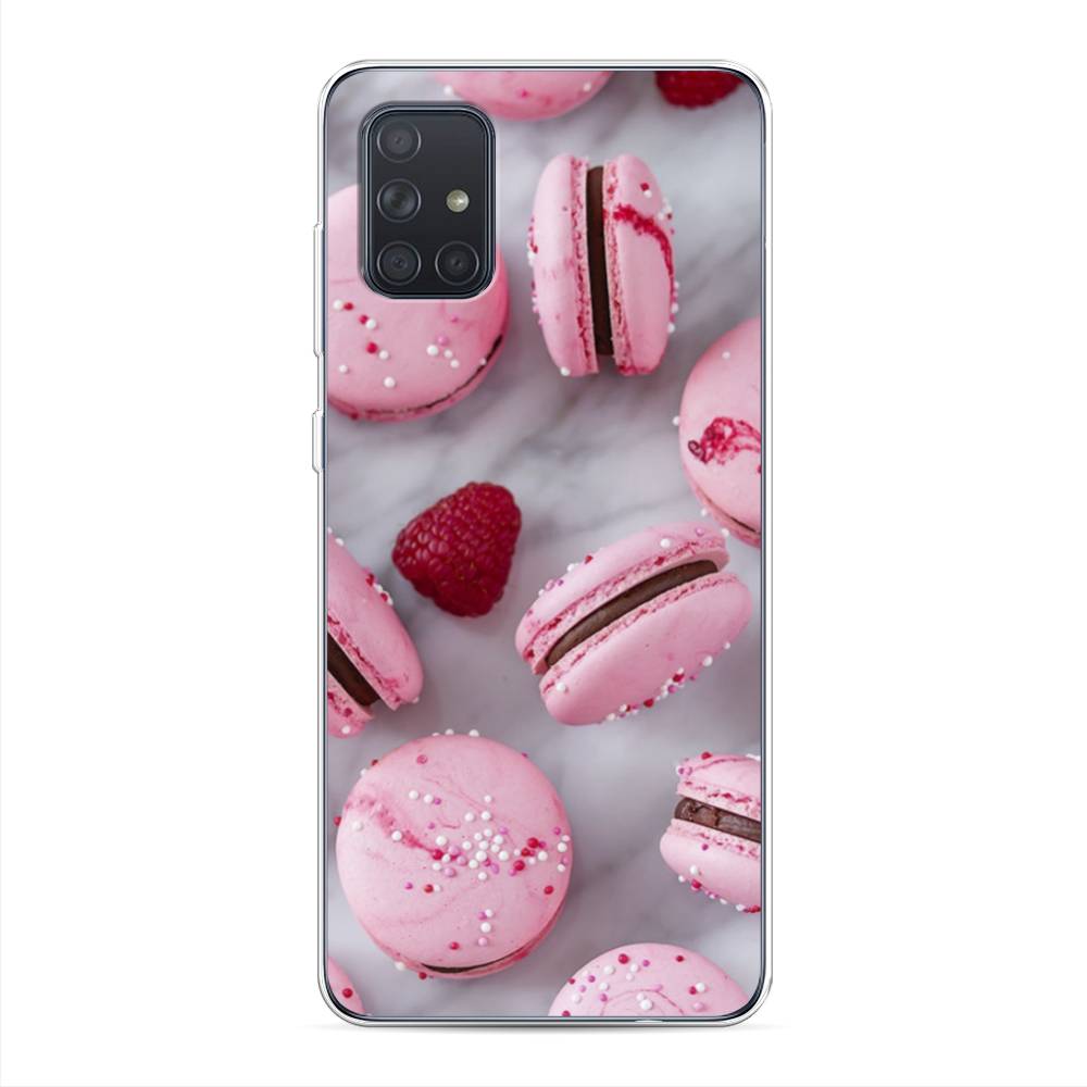 

Чехол Awog на Samsung Galaxy A71 4G "Макарони с малиной", Разноцветный, 29050-10
