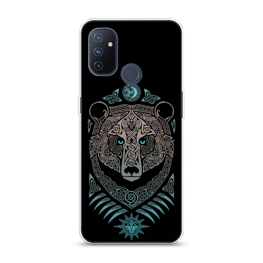 

Чехол Awog на OnePlus Nord N100 / ВанПлас Nord N100 "Кельтский медведь", Черный;серый, 152450-2
