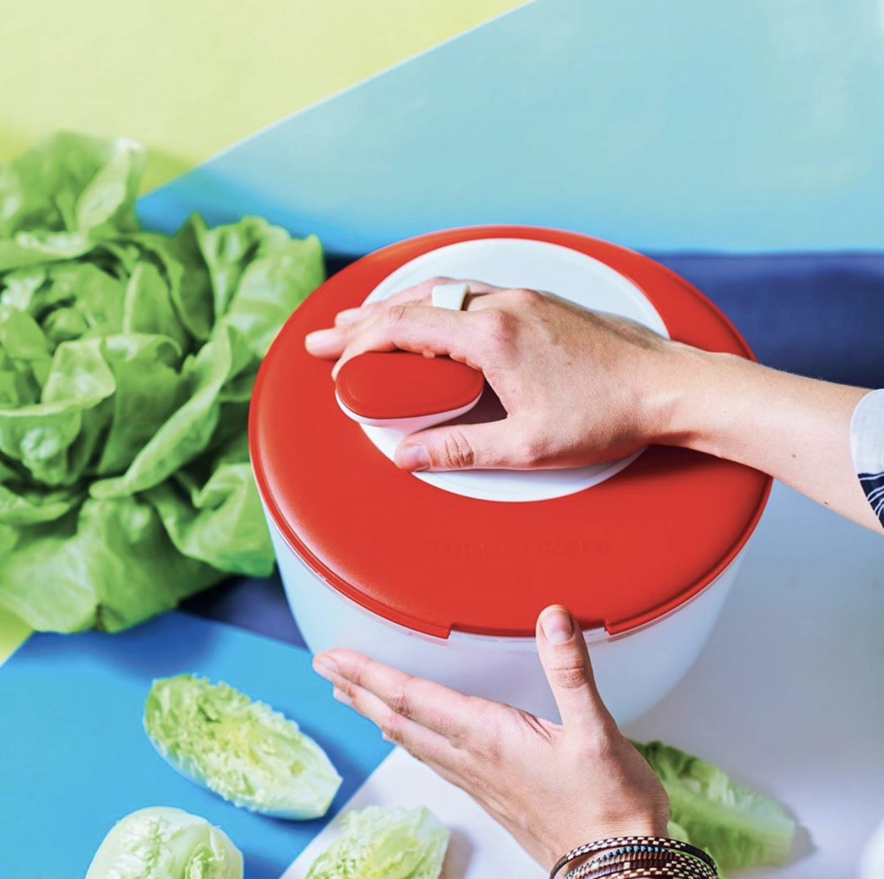 

Карусель для зелени Tupperware Сушилка, Белый;красный