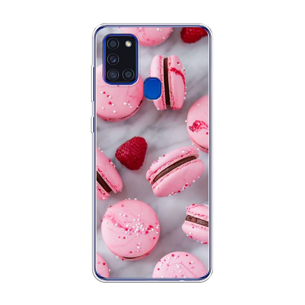 

Чехол Awog на Samsung Galaxy A21s / Самсунг A21s "Макарони с малиной", Разноцветный, 2100250-10