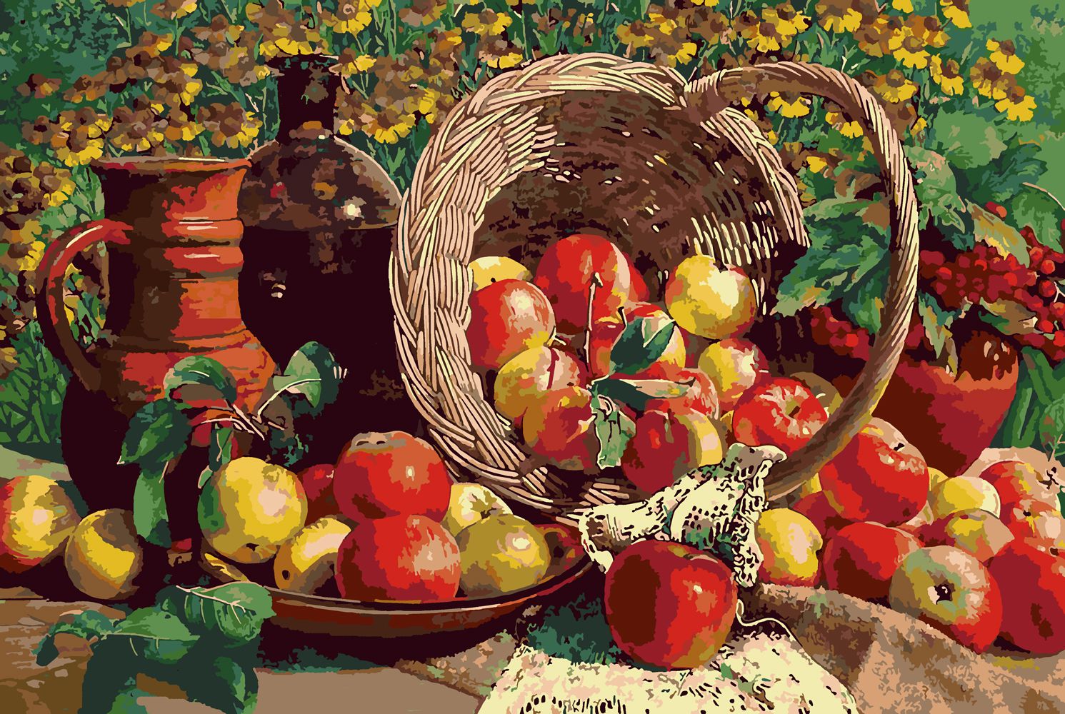 

Картина по номерам Красиво Красим Яблочный Спас, 50 х 80 см, Яблочный Спас