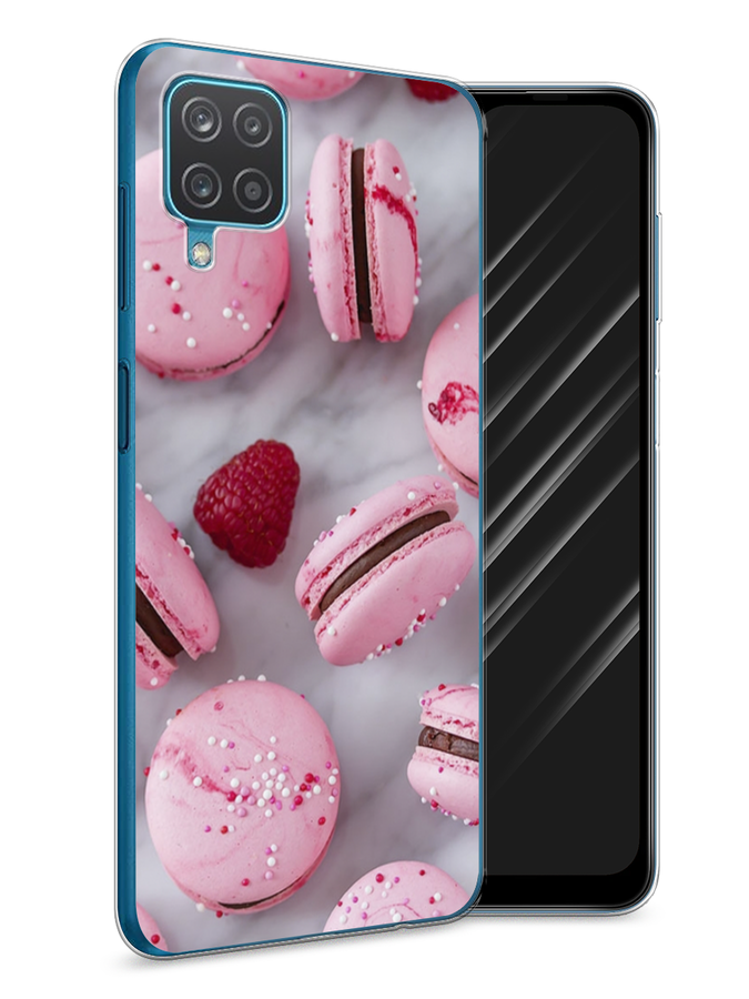 

Чехол Awog на Samsung Galaxy A12 / Самсунг A12 "Макарони с малиной", Разноцветный, 2101650-10