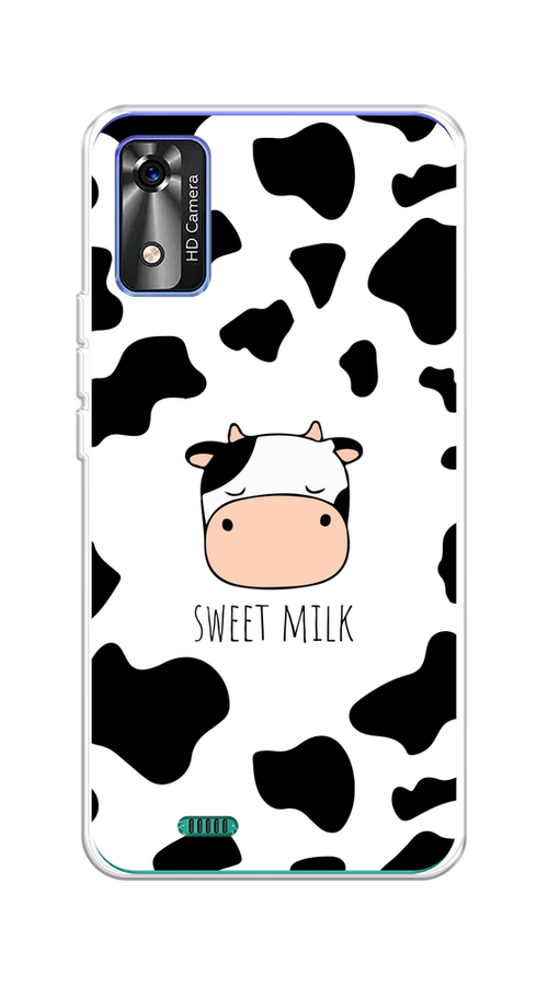 

Чехол на BQ 5565L "Sweet milk", Розовый;белый;черный, 202050-1