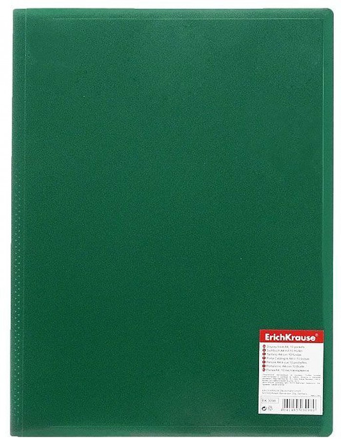 

Папка А4 Erich Krause Standard Зеленая
