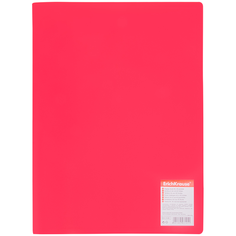 

Папка Erich Krause Standard (А4, С 40 Прозрачными Карманами)