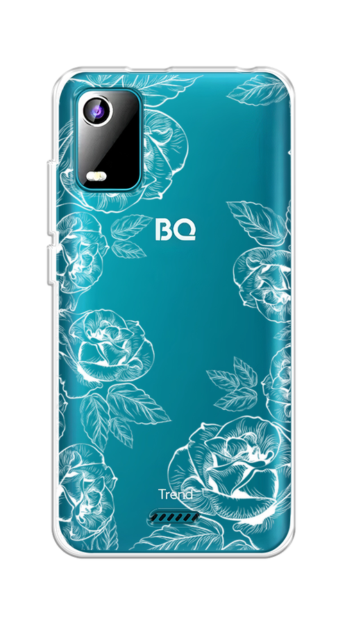 

Чехол на BQ 5560L "Розы графика", Черный;серый, 201950-2