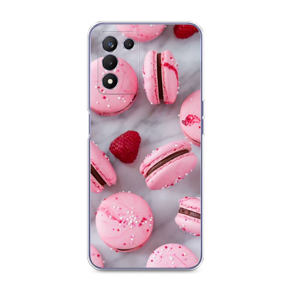 

Чехол Awog на Realme Q3s "Макарони с малиной", Разноцветный, 257950-10