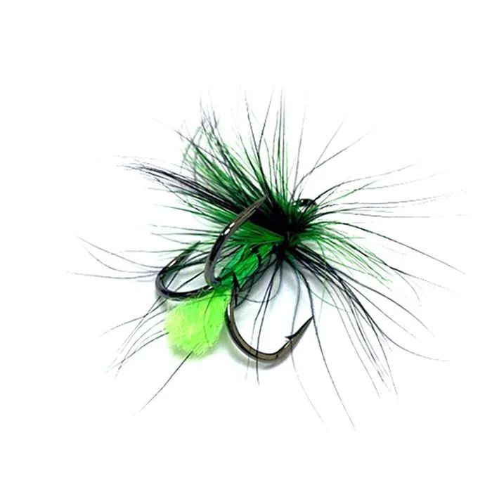 

Крючки Тройные ST-36 BC с Мушкой/Color-Black Neon Green (14 mm) #8, Черный, ST-36