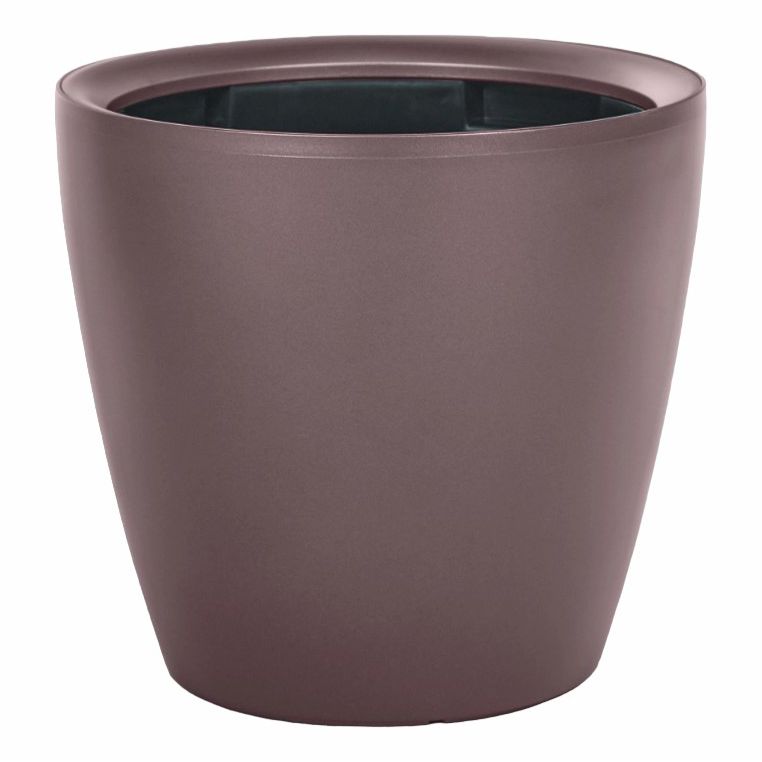 

Цветочное кашпо Green Sun с автополивом 35 см 10,2 л кофе 1 шт., Фиолетовый, с автополивом