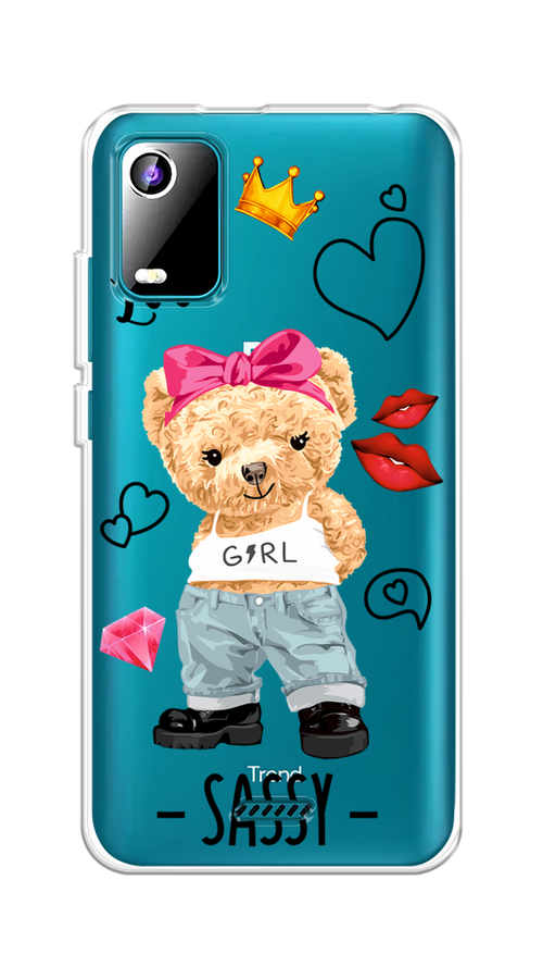 

Чехол на BQ 5560L "Sugar Mommy", Голубой;белый;розовый, 201950-6