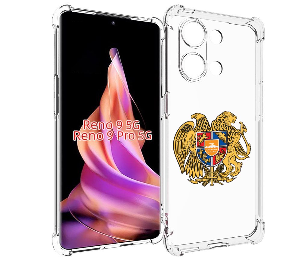 

Чехол MyPads герб-армении для Oppo Reno 9/Reno 9 Pro, Прозрачный, Tocco