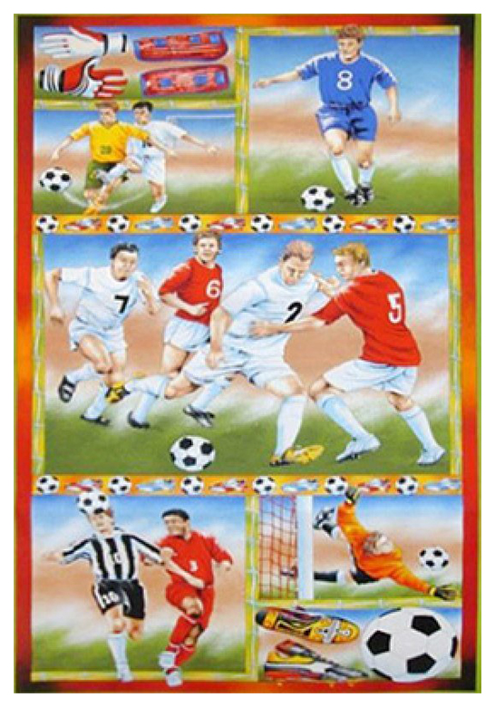 

Ткань Peppy Panel 001 60x110 см 135+/-5 г/м2, Разноцветный