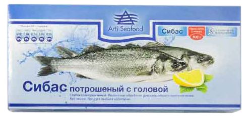 

Сибас Arti Seafood потрошеный с головой замороженный 500 г