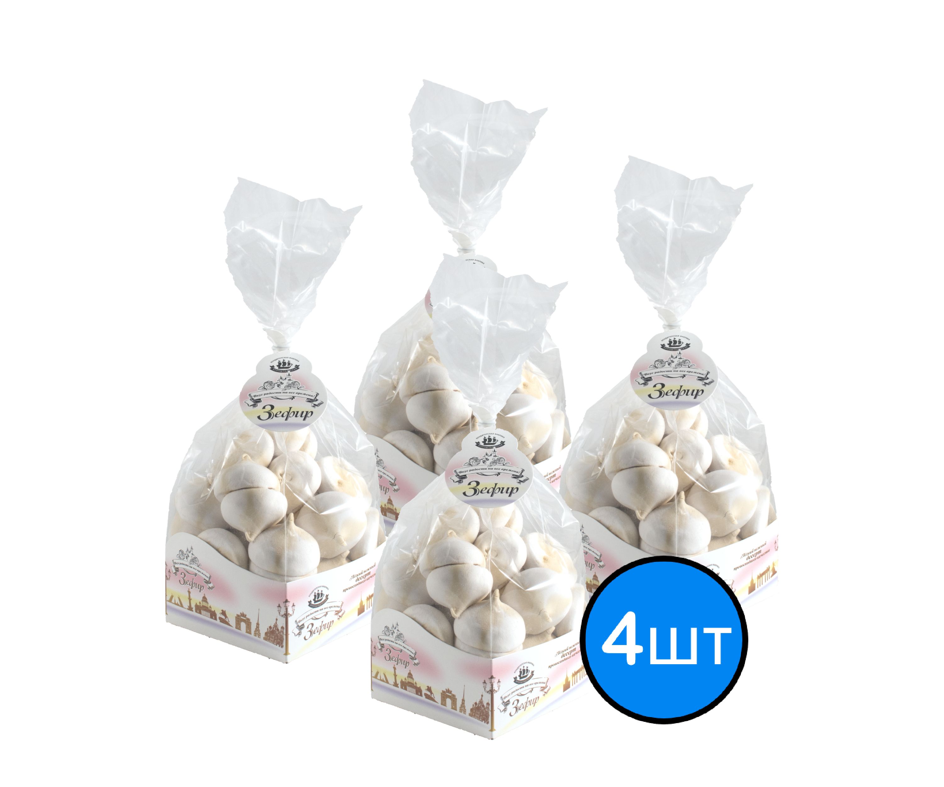 

Зефир "Тоффи" (ириска) Итальянский десерт", КФ КРОНШТАДТСКАЯ, 380гр х 4шт