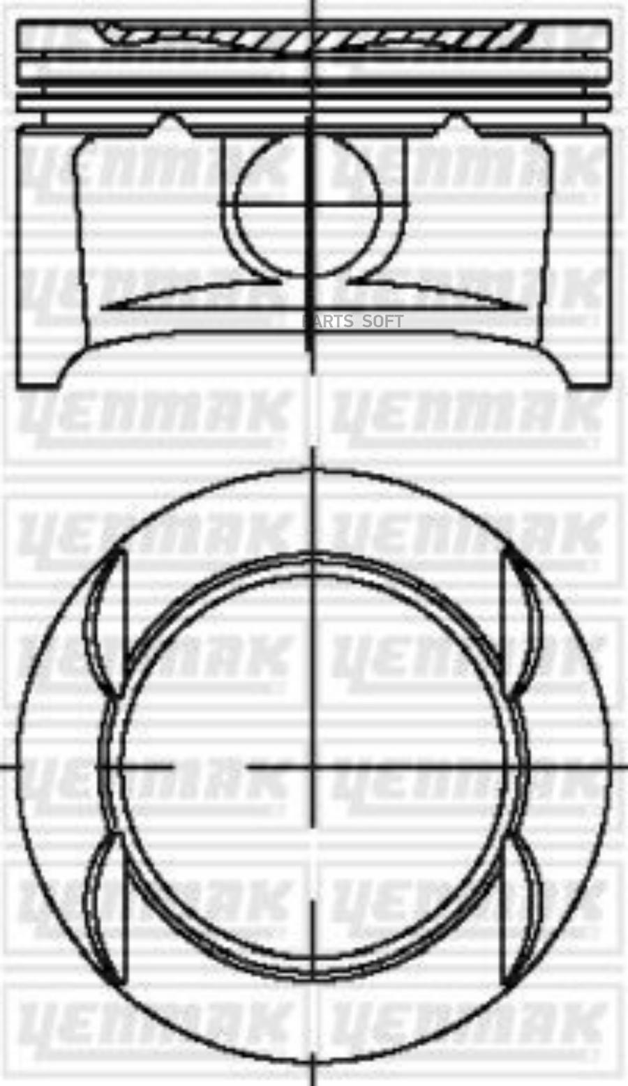 

Поршень двс с кольцами opel astra/corsa 1.4 16v x14xe =73.4 1.2x1.2x2 std 00>