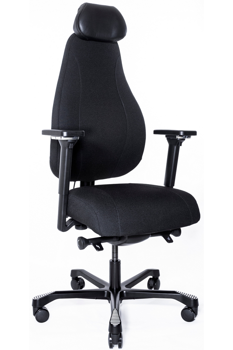 Эргономичное офисное кресло Falto Profi Dispatcher Lux 1901-12H - черное