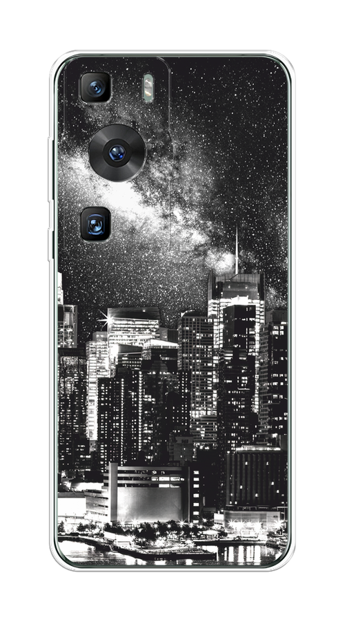 

Чехол на Huawei P60/P60 Pro "Ночной Нью-Йорк", Черный;серый;белый, 6121050-1