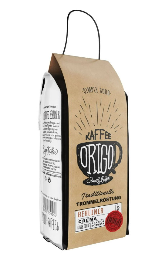 Кофе в зернах ORIGO Kaffee Berliner Crema, 1000 г