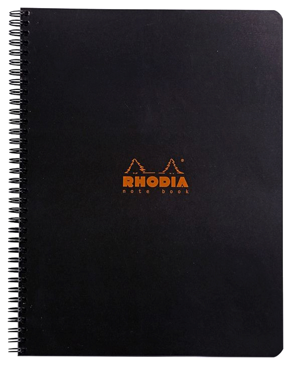 фото Бизнес-тетрадь clairefontaine rhodia classic black а4+ 80 листов клетка